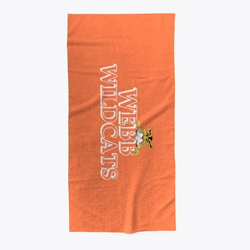 Webb Wildcats Beach Towel (multi colors)